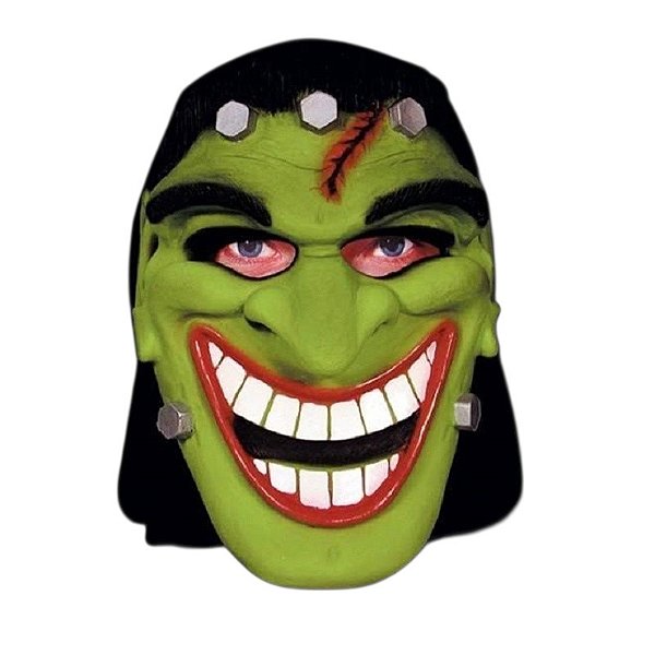 Máscara Látex Frank Sarcastico Capuz