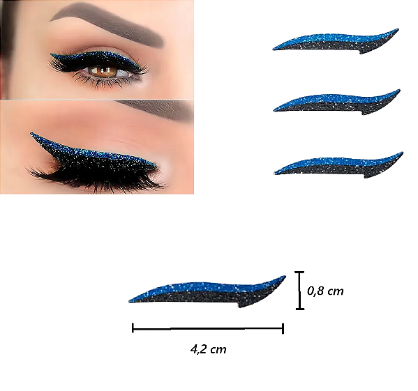 Delineado Glitter