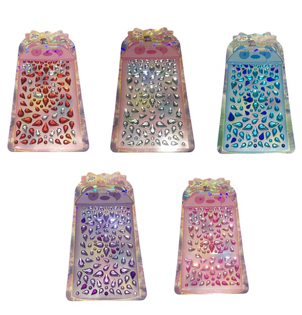 Strass Facial Médio Gota