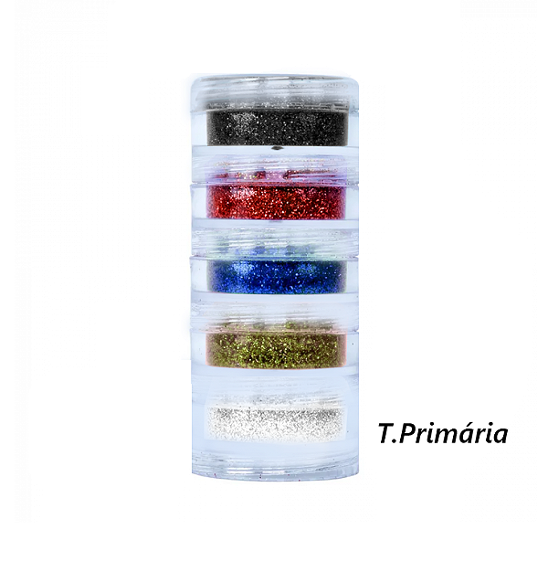 Glitter em Gel Cremoso Torre c/ 5 Primária