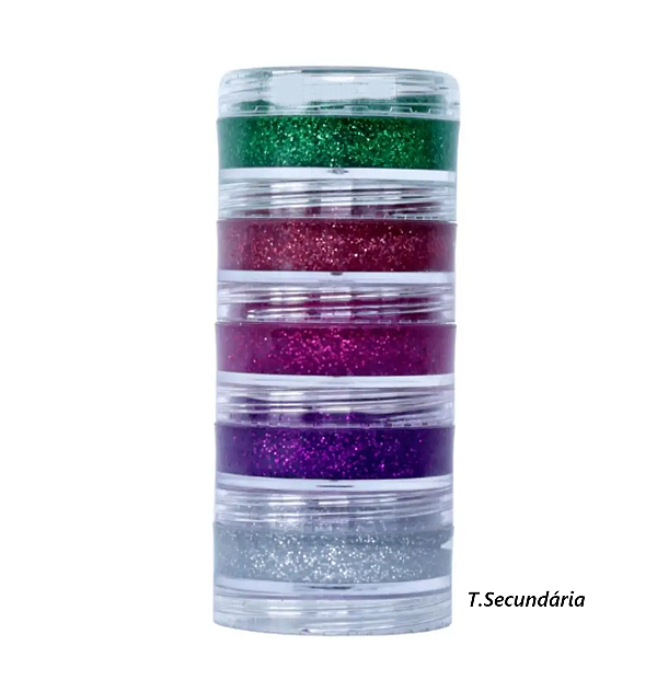 Glitter em Gel Cremoso Torre c/ 5 Secundária