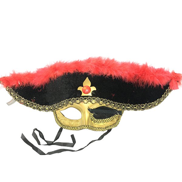 Máscara Veneziana Pirata Marabú