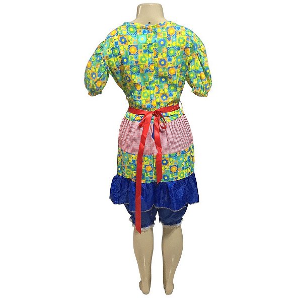 Vestido Junino Girassois TNG