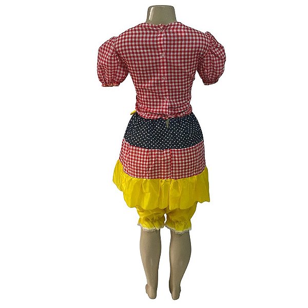 Vestido Junino Quadriculado TNG