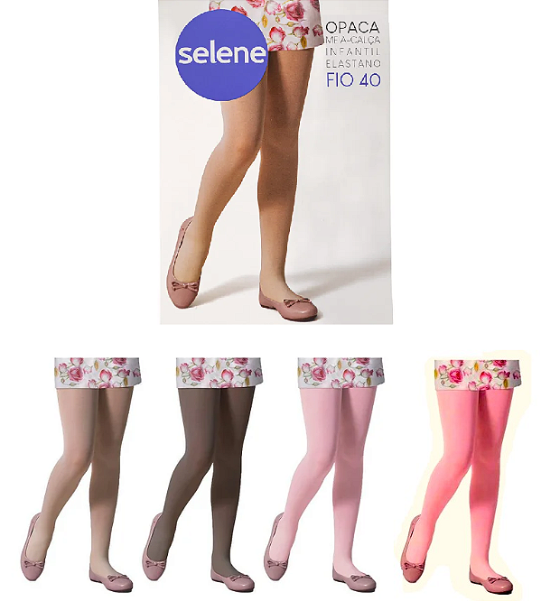 Meia Calça Infantil Fio 40 Sln