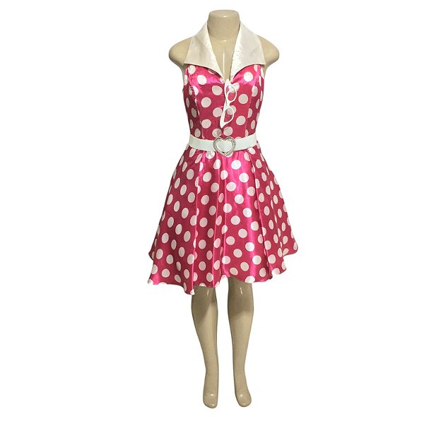 Anos 60 Cetim Pink - SOMENTE ALUGUEL