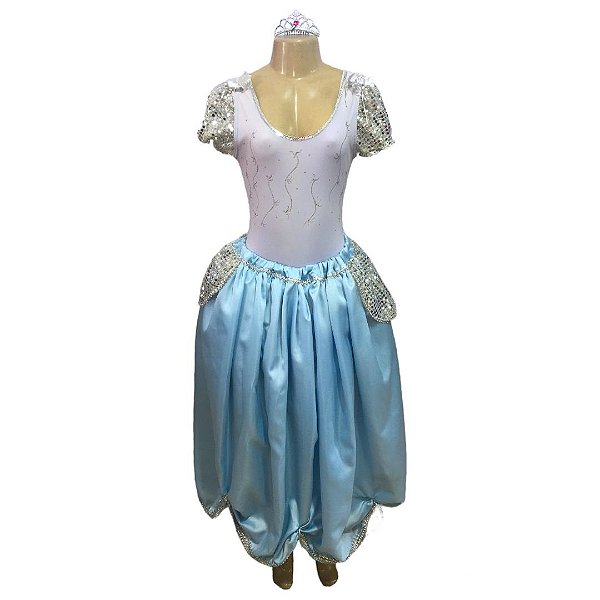 Cinderela Glitter Colan Longo - SOMENTE ALUGUEL