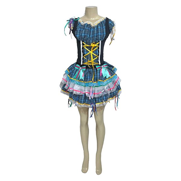 Conjunto Junino Luxo Beatriz - SOMENTE ALUGUEL