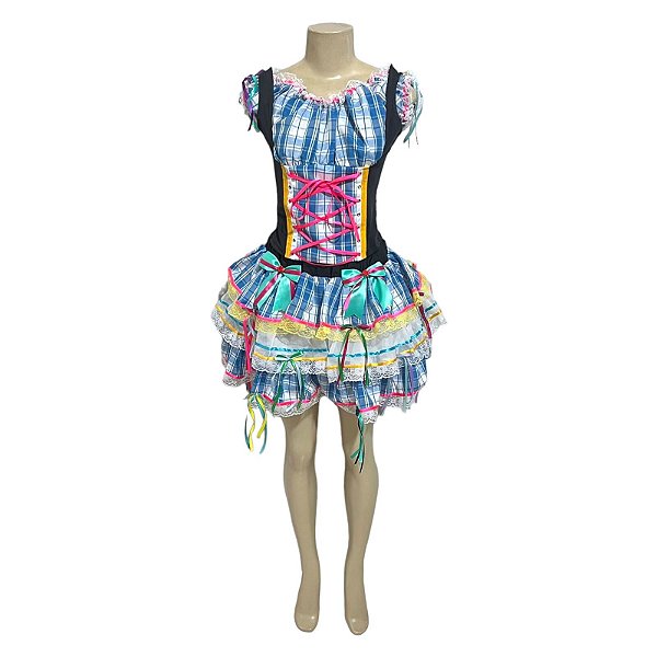 Conjunto Junino Luxo Letícia - SOMENTE ALUGUEL