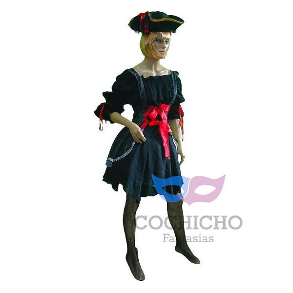 Pirata Luxo Tortuga Feminina - SOMENTE ALUGUEL