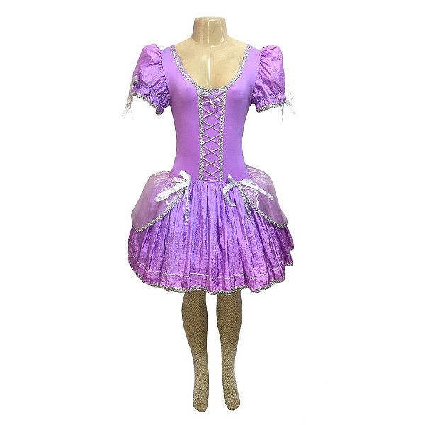 Rapunzel Curta Tule - SOMENTE ALUGUEL