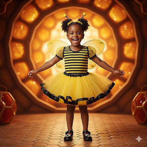 Fantasia Infantil Abelha Listrada Leg (1904)