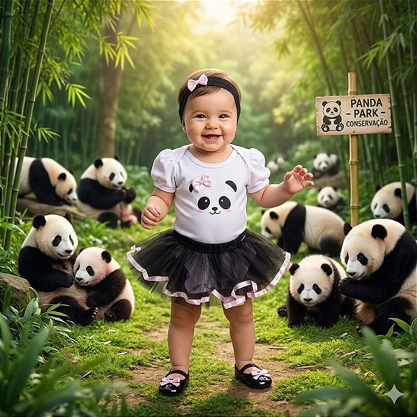 Fantasia Infantil Pandinha Baby