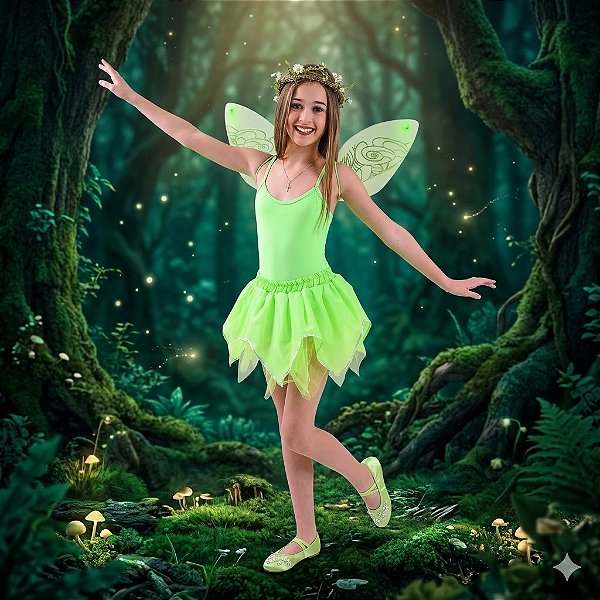 Fantasia Infantil Fadinha Legs