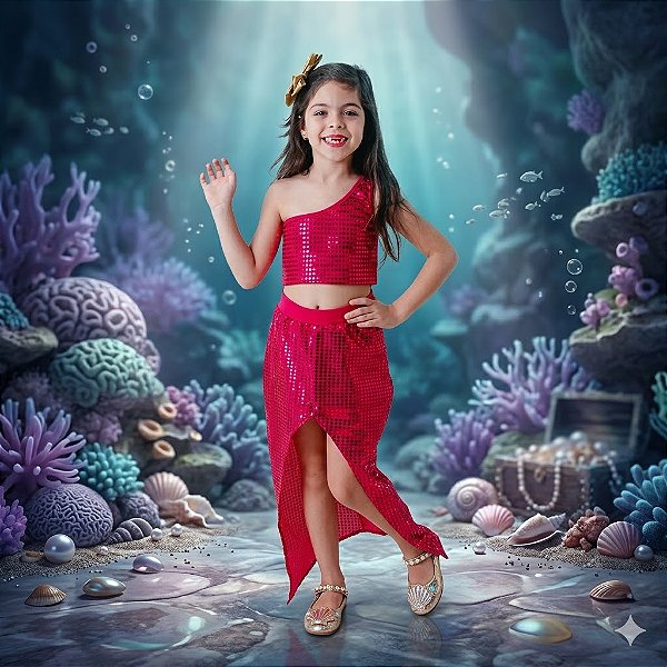 Fantasia Infantil Sereia Legs