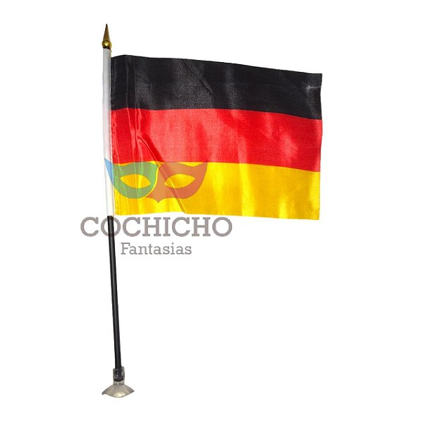 Mini Bandeira Alemanha c/ Haste Enfeite