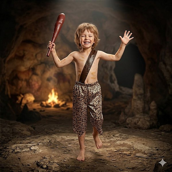 Fantasia Infantil Bam Bam Leg