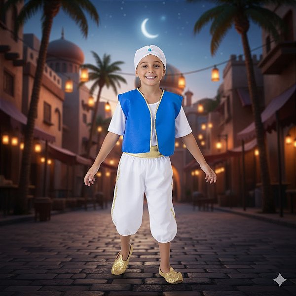 Fantasia Infantil Aladim Leg