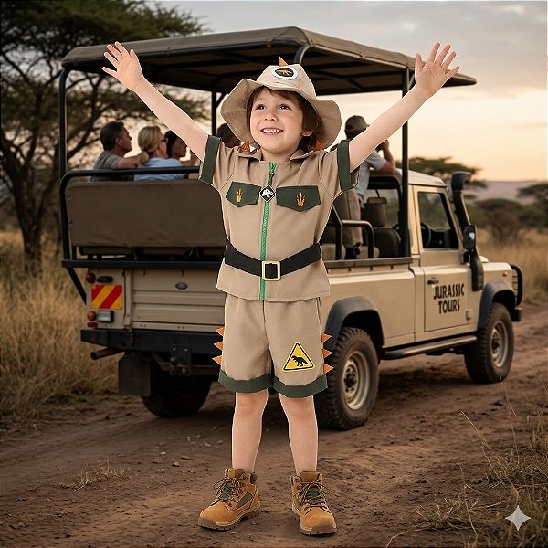 Fantasia Infantil Safari Masculino Fan