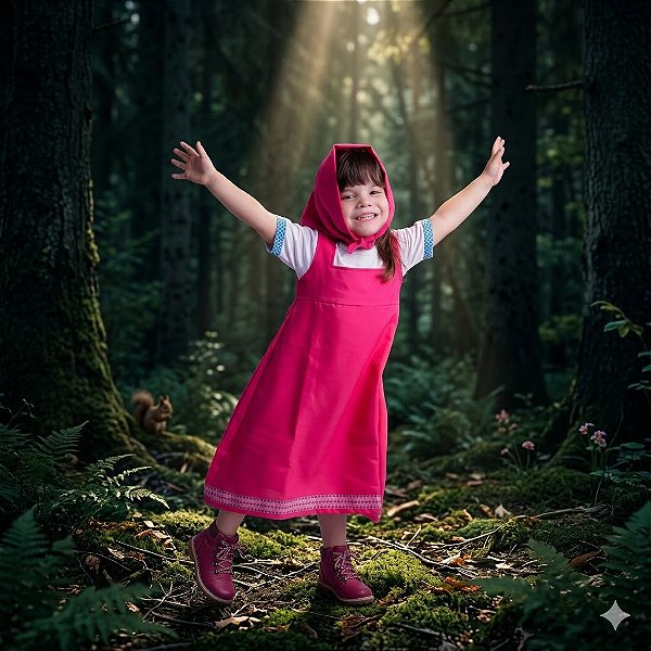 Fantasia Infantil Masha Muv