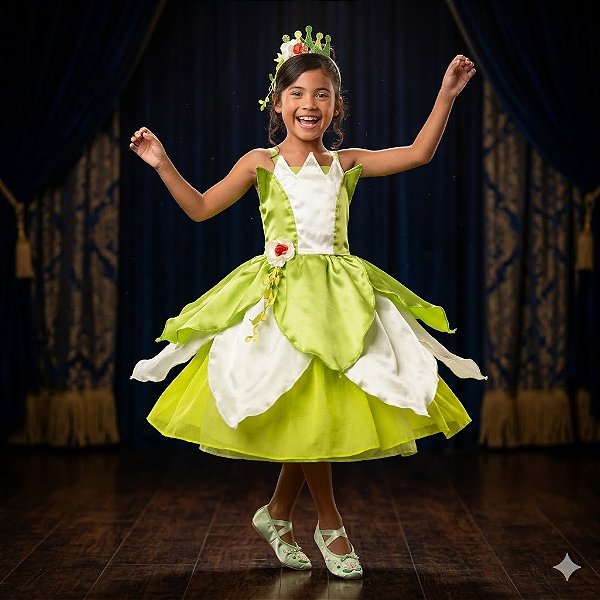 Fantasia Infantil Princesa Tiana Muv