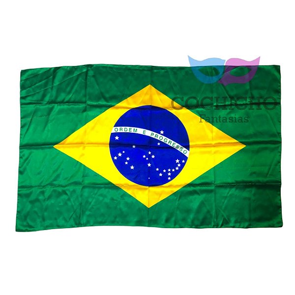 Bandeira Brasil Cetim