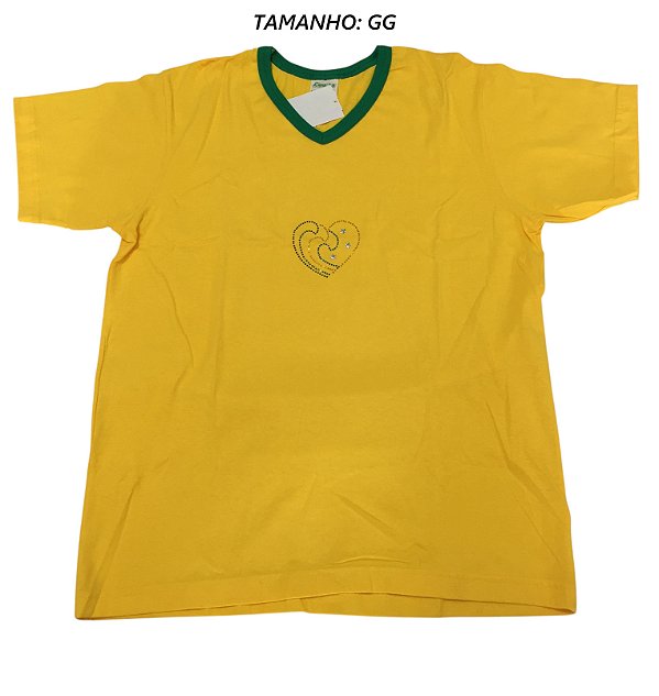 Camiseta Brasil Estrelas Adulto