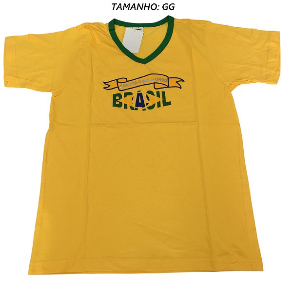 Camiseta Brasil Campeão Adulto