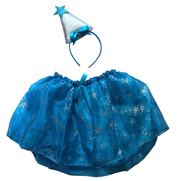 Kit Unicórnio Estrelas c/ Saia