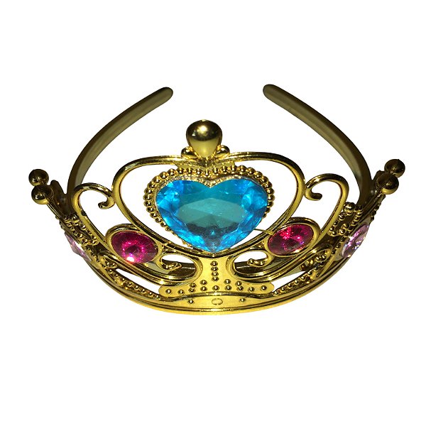 Tiara Princesa Móvel Plástico Colorida