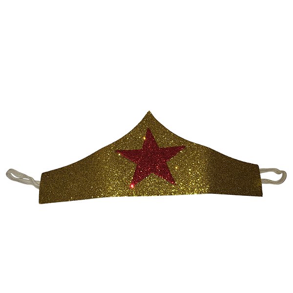 Tiara Mulher Maravilha EVA Glitter