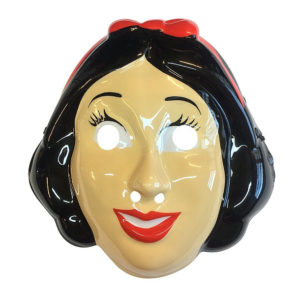 Máscara Branca de Neve Plástico