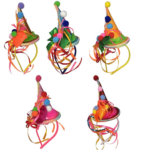 Tiara Palhacinha Glitter Luxo