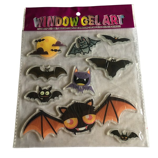 Adesivo Decorativo Halloween Gel c/9