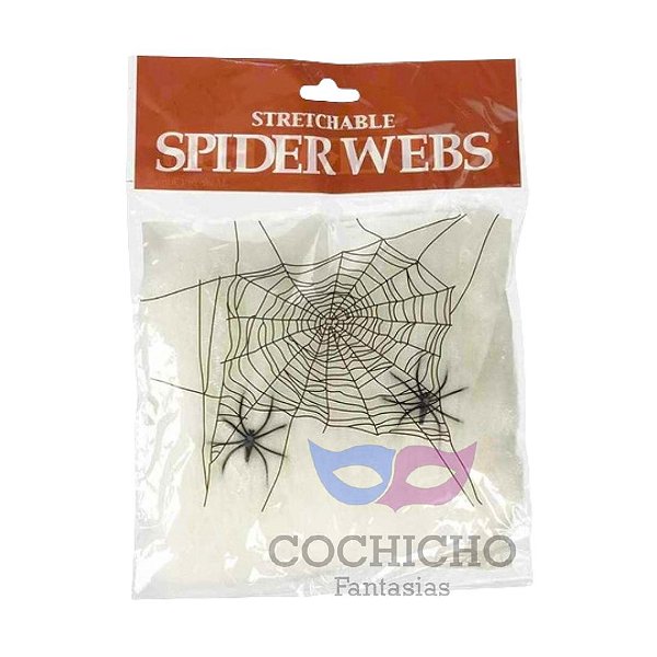 Teia de Aranha Decorativa c/ 60g