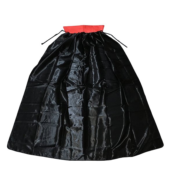 Capa Drácula Adulto Cetim Gola Bicolor