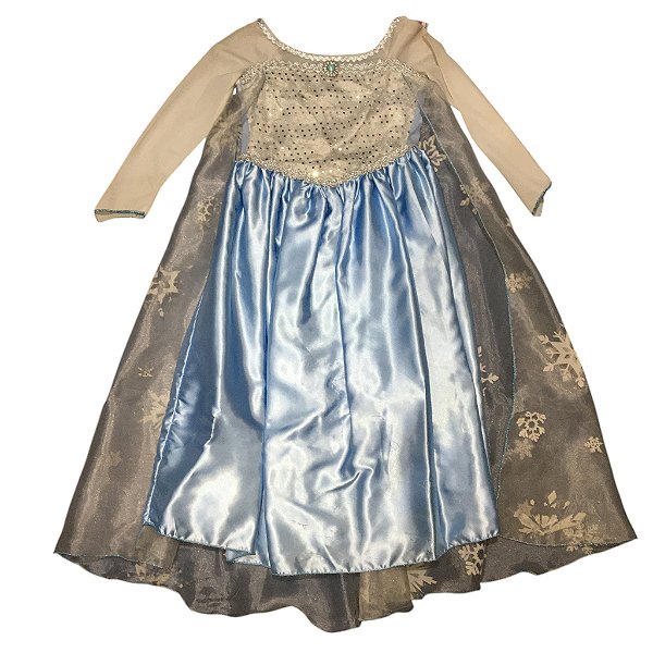 Fantasia Infantil Feminina Elsa Paetê