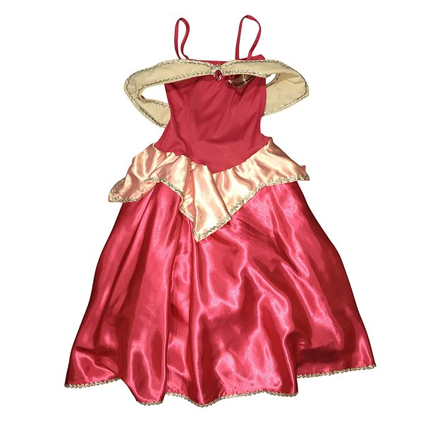 Fantasia Infantil Feminina Princesa Pedra Pink Lt