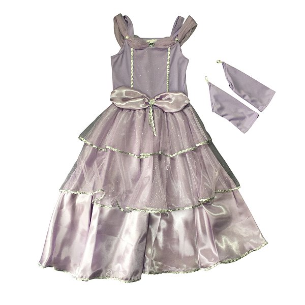 Fantasia Infantil Feminina Rapunzel 4C