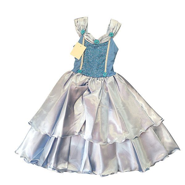 Fantasia Infantil Feminina Princesa Cinderela FF