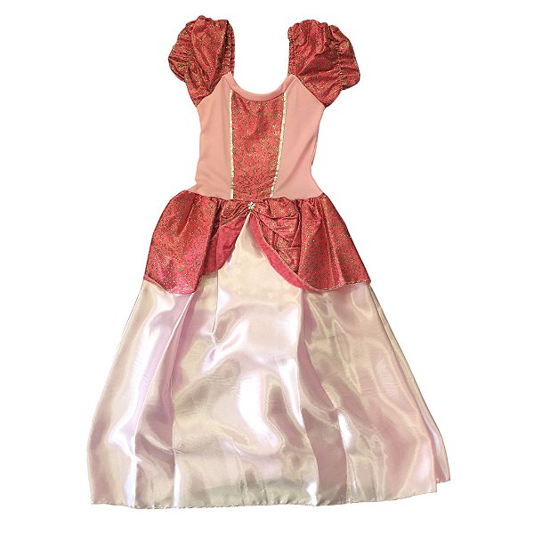 Fantasia Infantil Feminina Princesa Rose Lx BM