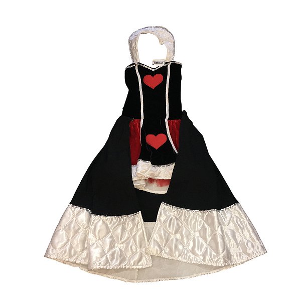 Fantasia Infantil Feminina Rainha de Copas LX