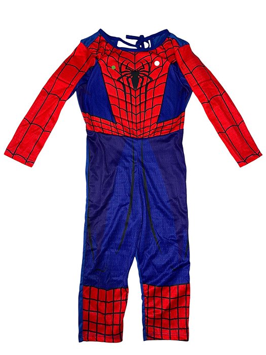 Homem Aranha Vermelho e Azul Longo c/ Musculatura (M34)