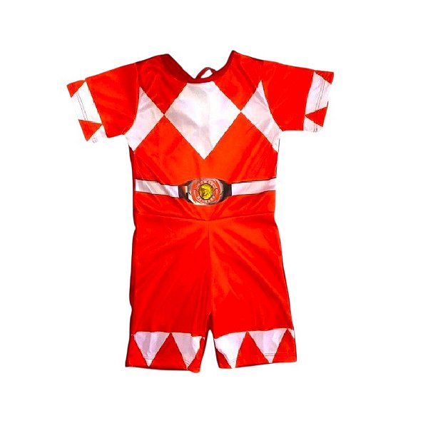 Power Rangers Vermelho Curto (A43)