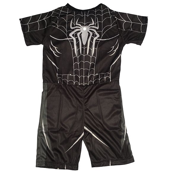 Homem Aranha Preto Curto