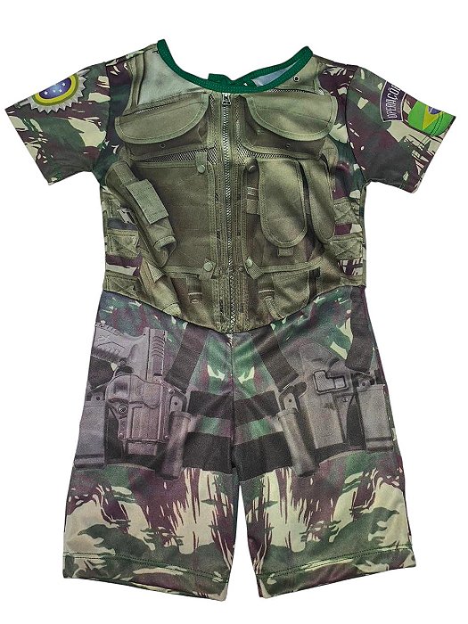 Exército Macacão Curto (A106)
