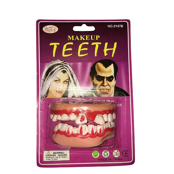 Dentadura Dentes Falhados Dupla