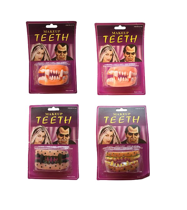 Dentadura Vampiro em Silicone