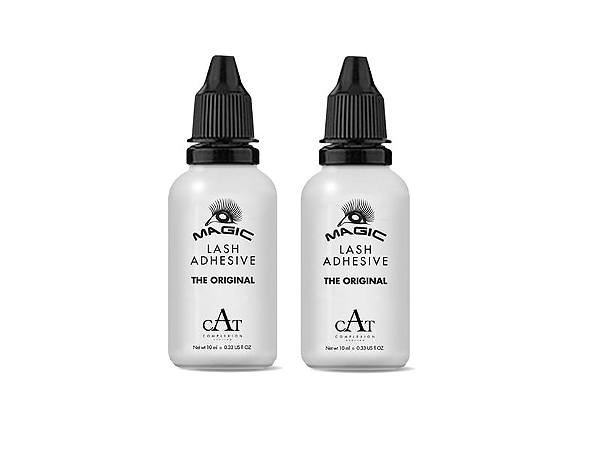 Kit com 02 Cola de Cílios Magic Lash Adesive CAT - 10mls