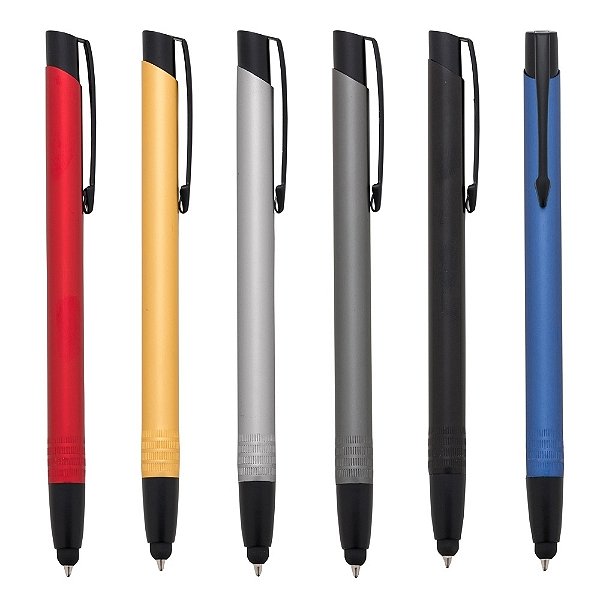 50 Canetas Metal  c/ Touch Personalizada 2055